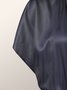 Boat Neck Abstract Short Sleeve Knit Dress