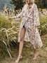 Long Sleeve Floral Outerwear