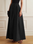 Daily Work Holiday A-line Maxi Skirt