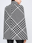 Fall A-Line Long Sleeve Stand Collar Formal Elegant Blazer