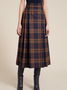 Work A-line Elegant Fall Lady Daily Skirts