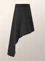Regular Fit Elegant Solid Skirt