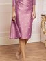 Polka Dots Elegant Tight Midi Dress