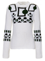 Wool/Knitting Elegant Geometric Sweater