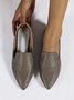 Simple Slip On Flat Shallow Shoes