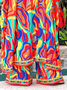Lightweight Abstract Loose Vacation Fashion Long Pants