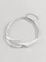 Exaggerated Hollow-out Metallic Collar Necklace