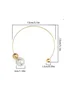 Personalized Asymmetrical Imitation Pearl Necklace
