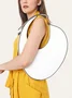 Novelty Minimalist Large Capacity Underarm  Bag With Random Color Ring