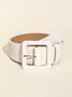 Minimalist Square Buckle Belt