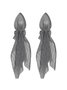 1pair Bohemian Imitation Pearl Fabric Tassel Earrings