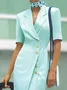 Regular Fit Plain Urban Shirt Dress