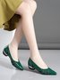 Breathable Mesh Low Heel Shallow Shoes