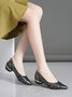 Breathable Mesh Low Heel Shallow Shoes