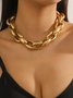 Exaggerated Chunky Chain Necklaces