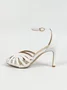 Hollow Out Ankle Strap Peep-Toe Sandals