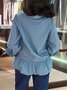 Urban Loose Side-Slit Long Sleeves Shirt