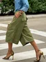 Casual Pockets Cargo Pants