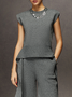 Urban Crew Neck Sleeveless Sweater