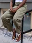 Casual Pockets Fashion Cargo Pants with Belt