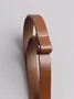 Irregular Hollow Out Split Leather Belt