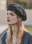 Casual Metal Decor Beret