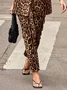 Leopard Pocket Urban Fashion Pants