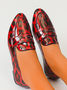 Pu All Season Leopard Casual Loafers