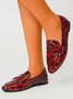 Pu All Season Leopard Casual Loafers