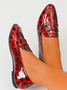 Pu All Season Leopard Casual Loafers