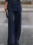 Urban Striped Loose Wide Leg Pants