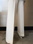 Loose Urban Plain Long Pants Straight pants