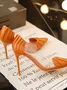 Halloween Stiletto Pu All Season Heels