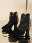 Urban Autumn Lace Leopard Fashion Boots