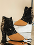 Urban Autumn Lace Leopard Fashion Boots