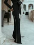 Elegant Loose Plain Fashion Pants