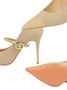 Plain Urban Stiletto Heel Flat