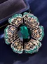 Elegant Floral Vintage Brooch