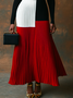 Split Joint Elegant Sweater Dress With No Belt