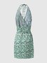 Party Printed Weaving Dress