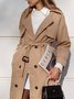 Mid-long Classic Slim Fit Belted Trench Coat