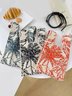 Women All Season Coconut Tree Vacation Polyester Open-top Wearable Daily Standard Regular Underarm Bags