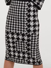 Plain Wool/Knitting Regular Fit Skirt
