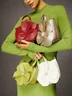 3D Floral Handbag and Crossbody Bag