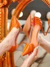 Halloween Stiletto Pu All Season Heels