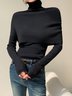 Daily Regular Fit Long Sleeve Plain Sweater 2-Piece Sets