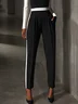 Regular Fit Color Block Urban Long Pants